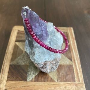Ruby bracelet